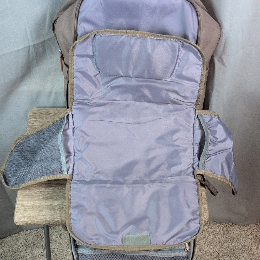 Elegant Quilted Brown Baby Bag‎